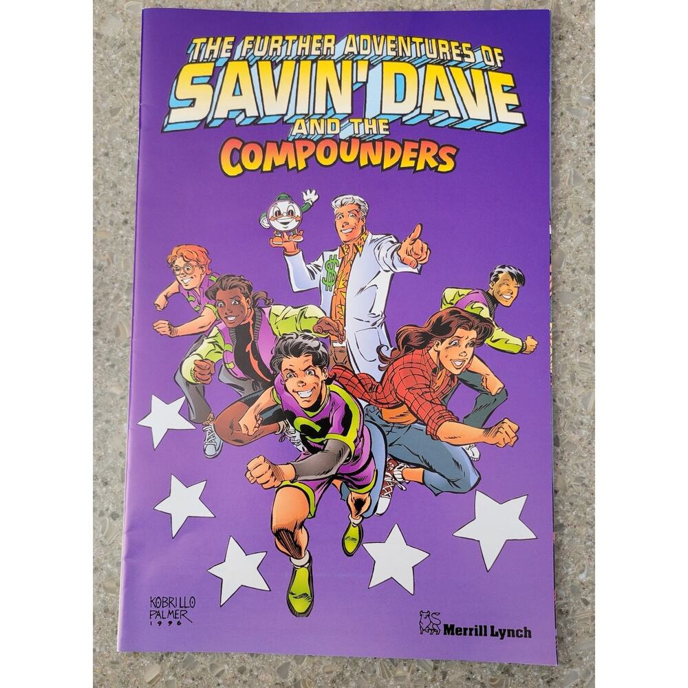 The Future Adventures of Savin' Dave & the Compounders Merrill Lynch Comic 1999
